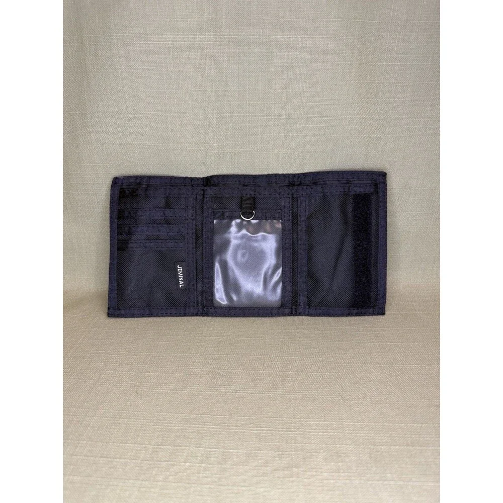 Jeminal Soft Trifold Black And White Checkered Wallet
